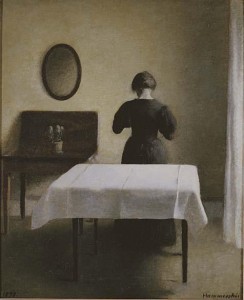 Wilhelm Hammershøi, "Interiør", 1898