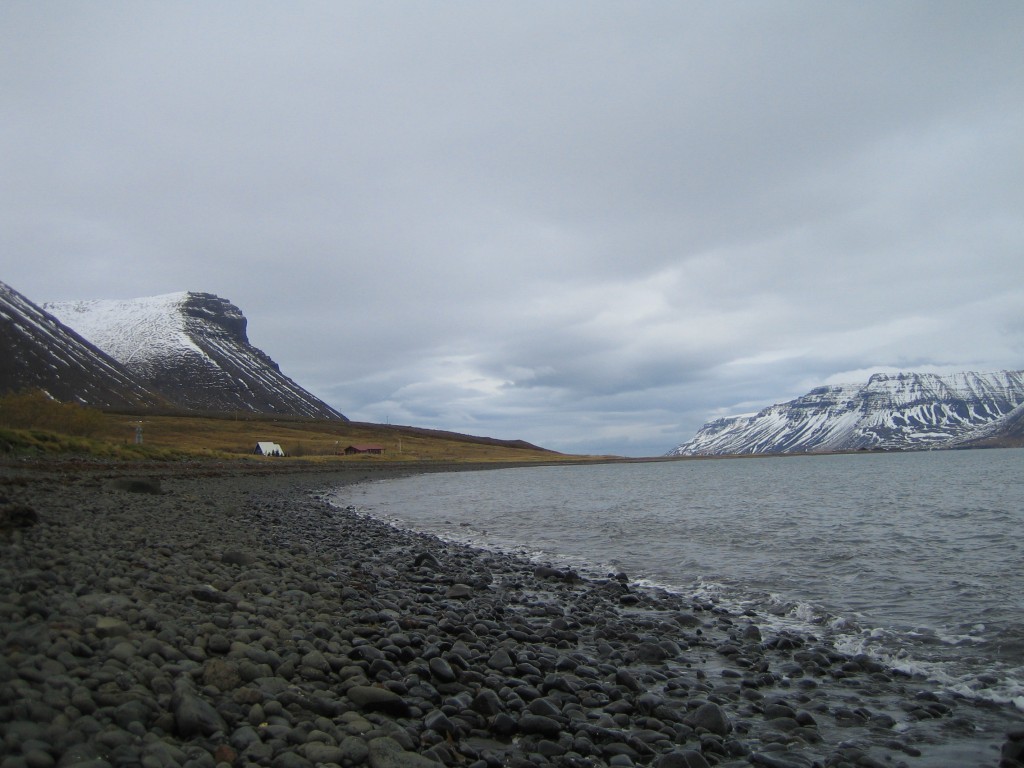 Utsikt over Dýrafjörður, der Gisle Sursson bodde ifølge sagaen. Foto: Carline Tromp