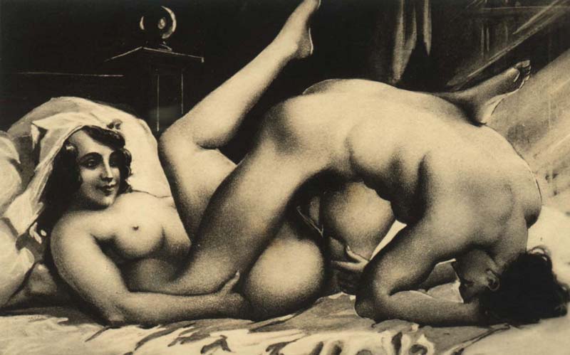 Hvem objektiverer hvem? Pornografiske fremstillinger kritiseres ofte for å være nedverdigende for kvinner. Illustrasjon: Édouard-Henri Avril / Wikimedia Commons